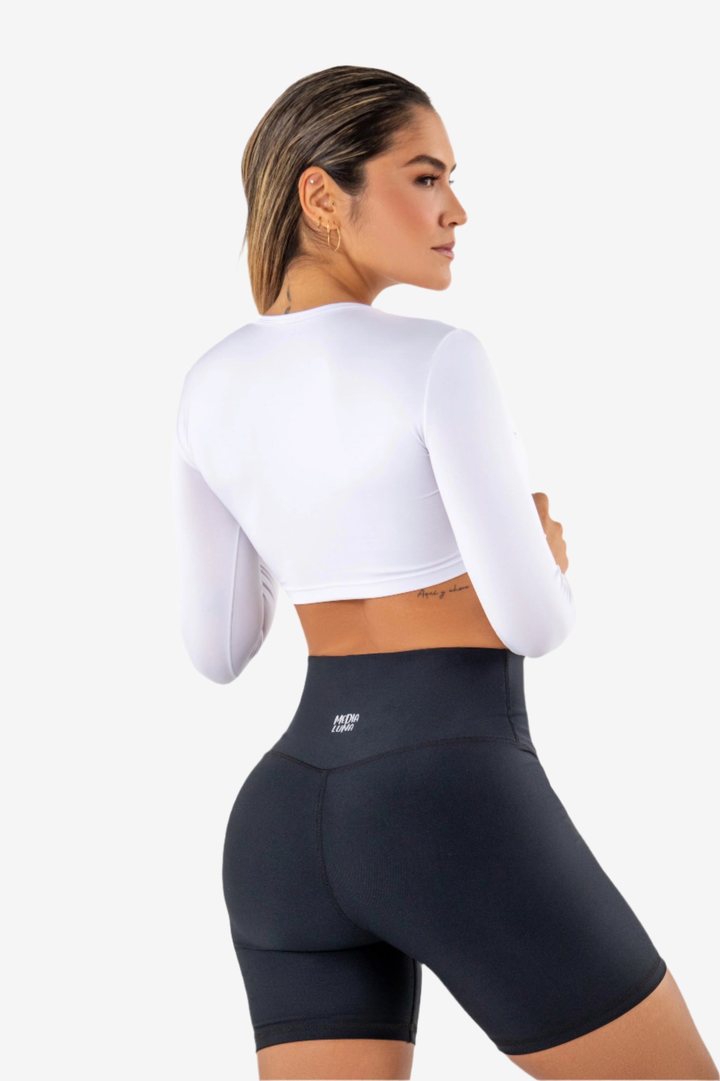 No Front Seam Biker Shorts - Pet Hair Resistant