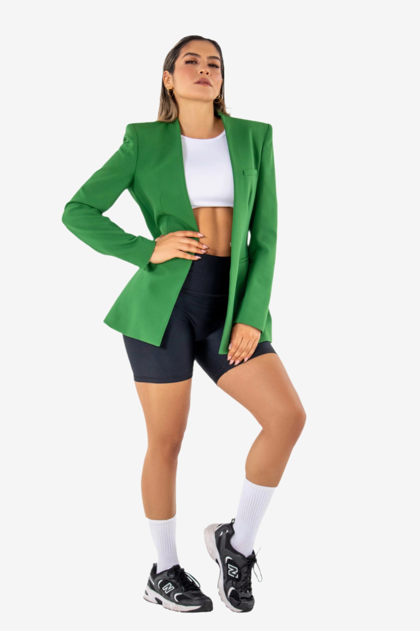 No Front Seam Biker Shorts - Pet Hair Resistant