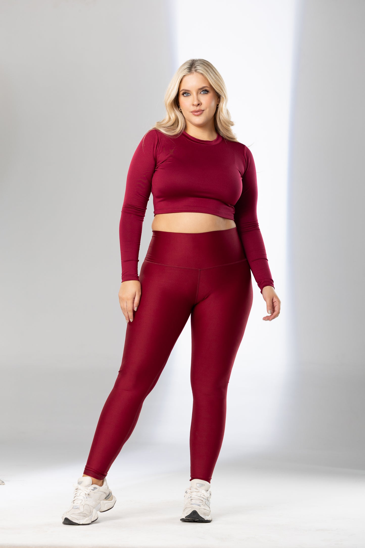 Crew Neck Crop Top - Pet Hair Resistant