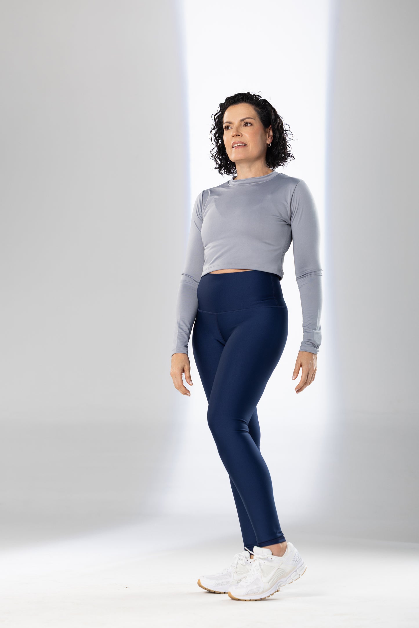 Crew Neck Crop Top - Pet Hair Resistant