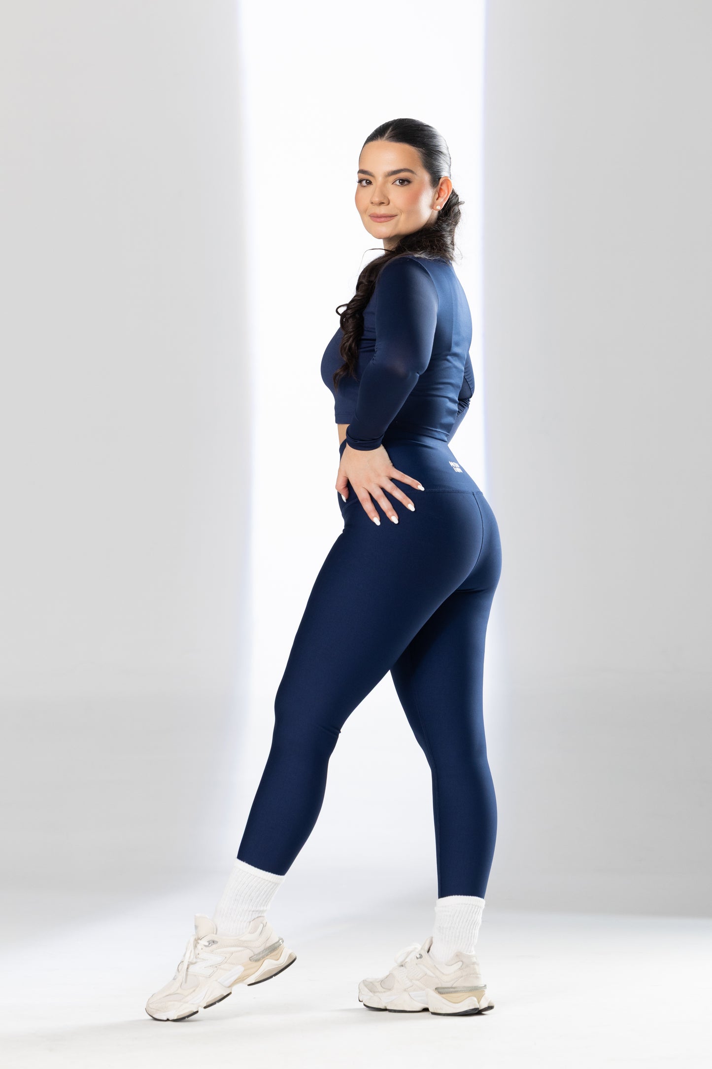 Crew Neck Crop Top - Pet Hair Resistant