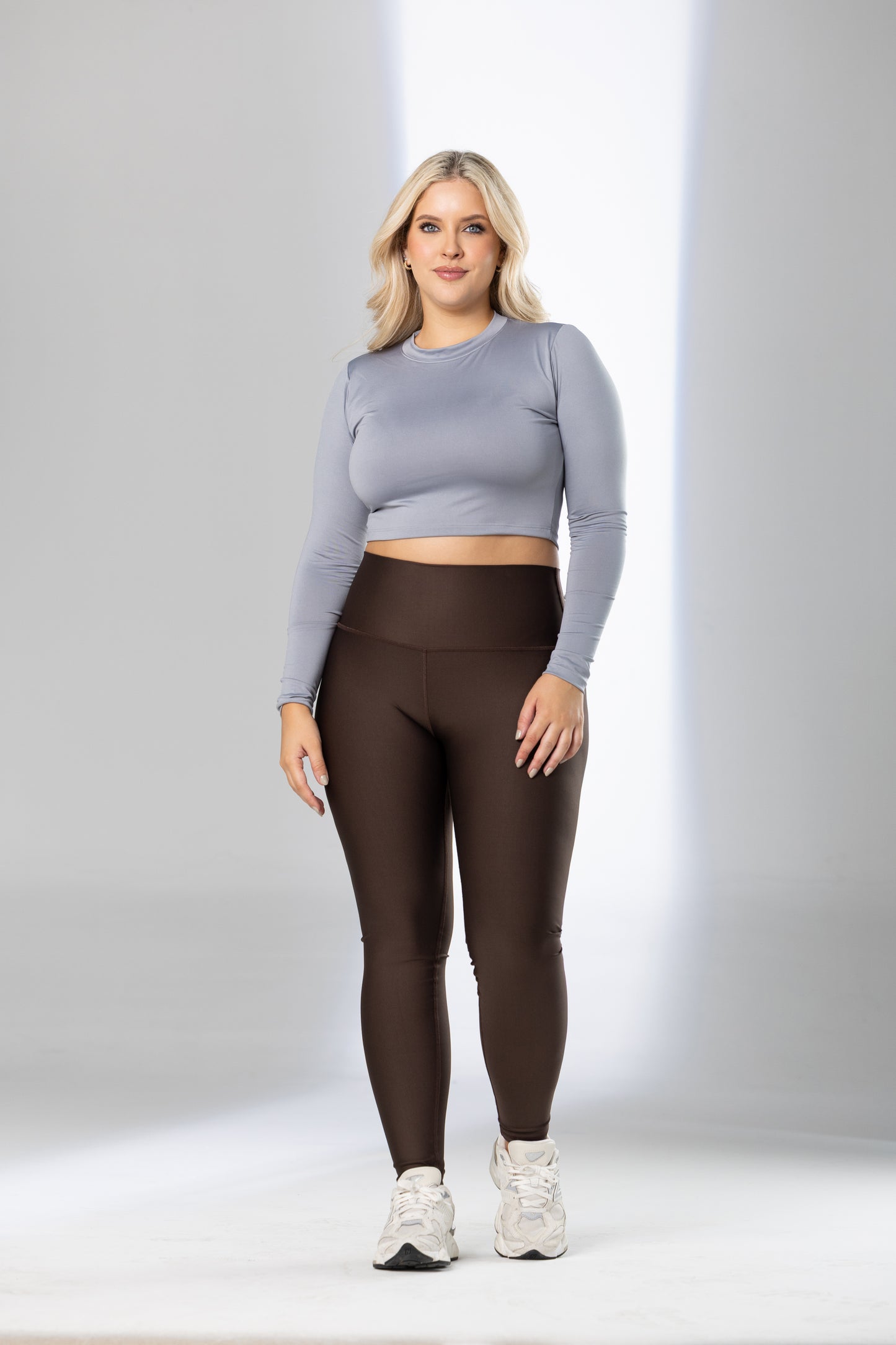 Crew Neck Crop Top - Pet Hair Resistant