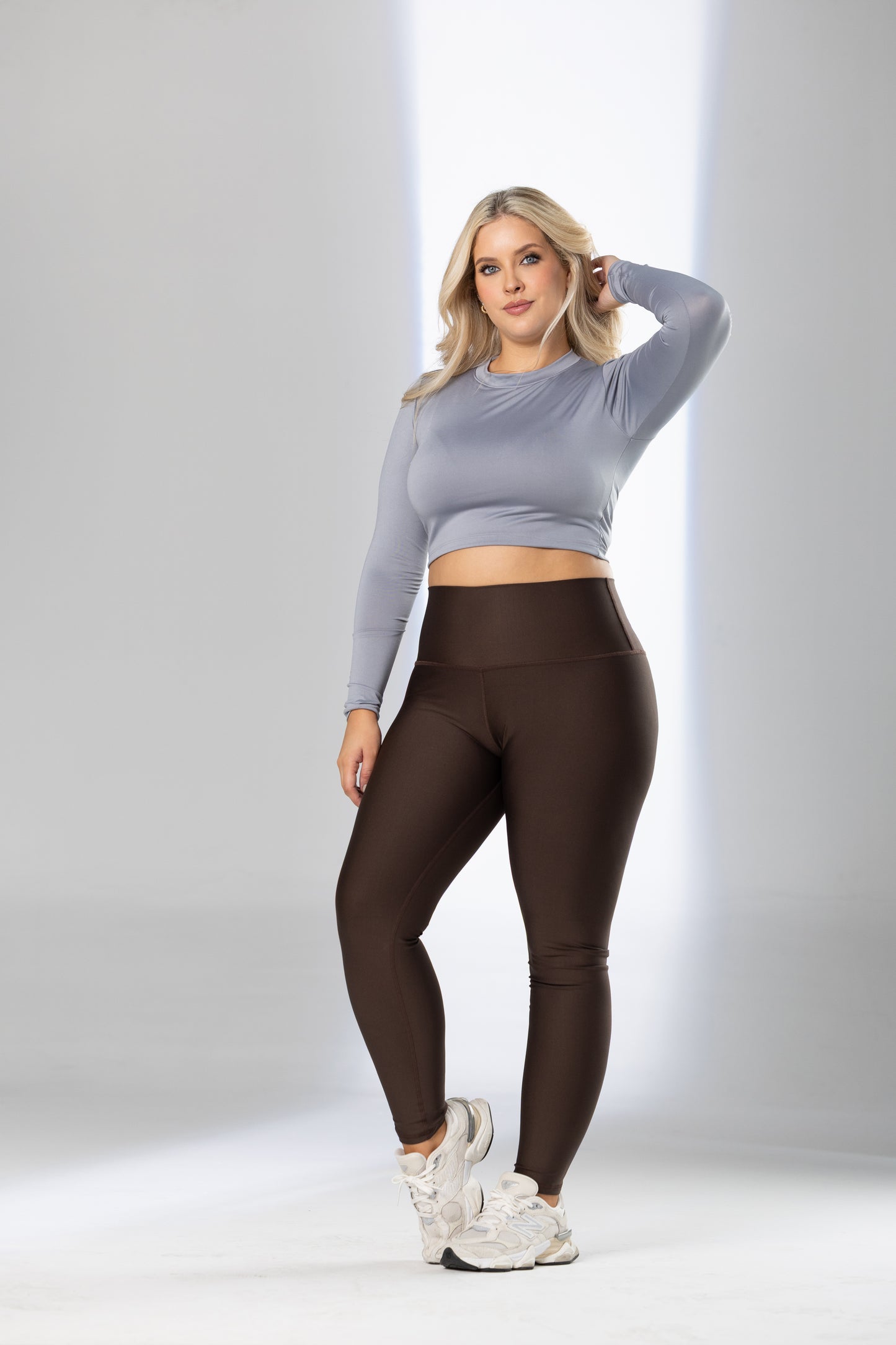 Crew Neck Crop Top - Pet Hair Resistant