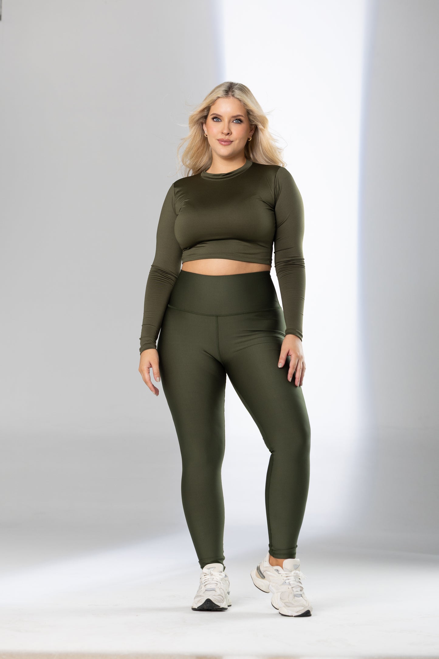 Crew Neck Crop Top - Pet Hair Resistant