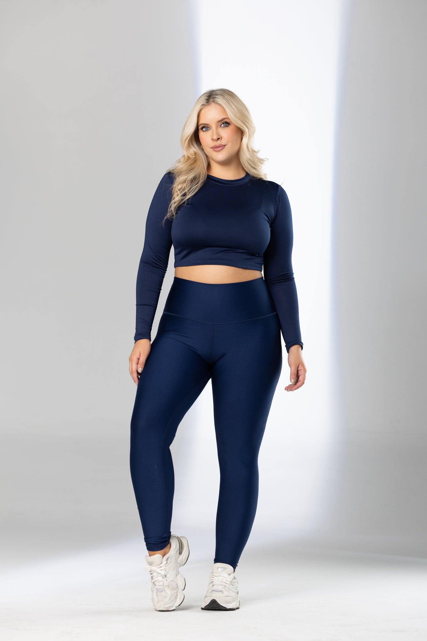 Crew Neck Crop Top - Pet Hair Resistant