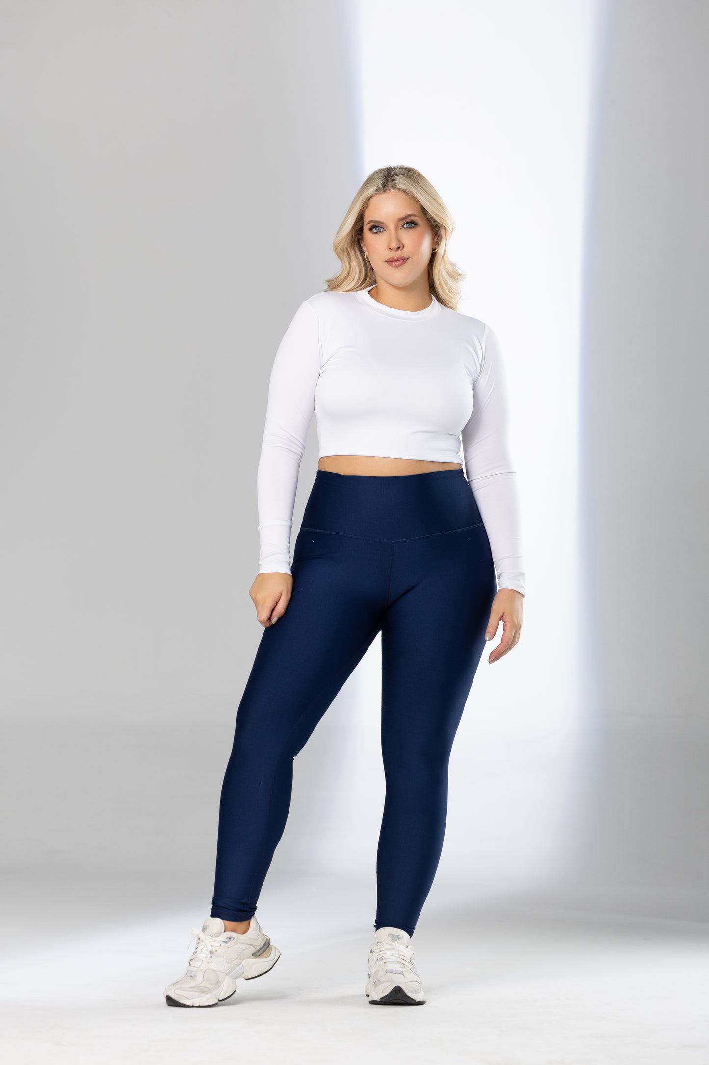 Crew Neck Crop Top - Pet Hair Resistant