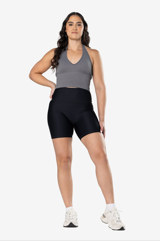 No Front Seam Biker Shorts - Pet Hair Resistant