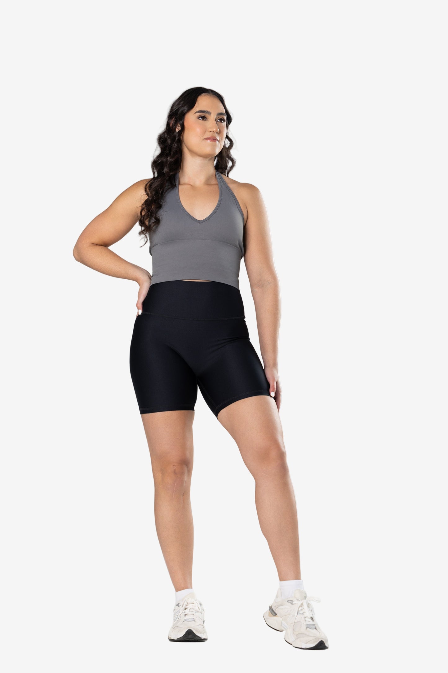 No Front Seam Biker Shorts - Pet Hair Resistant